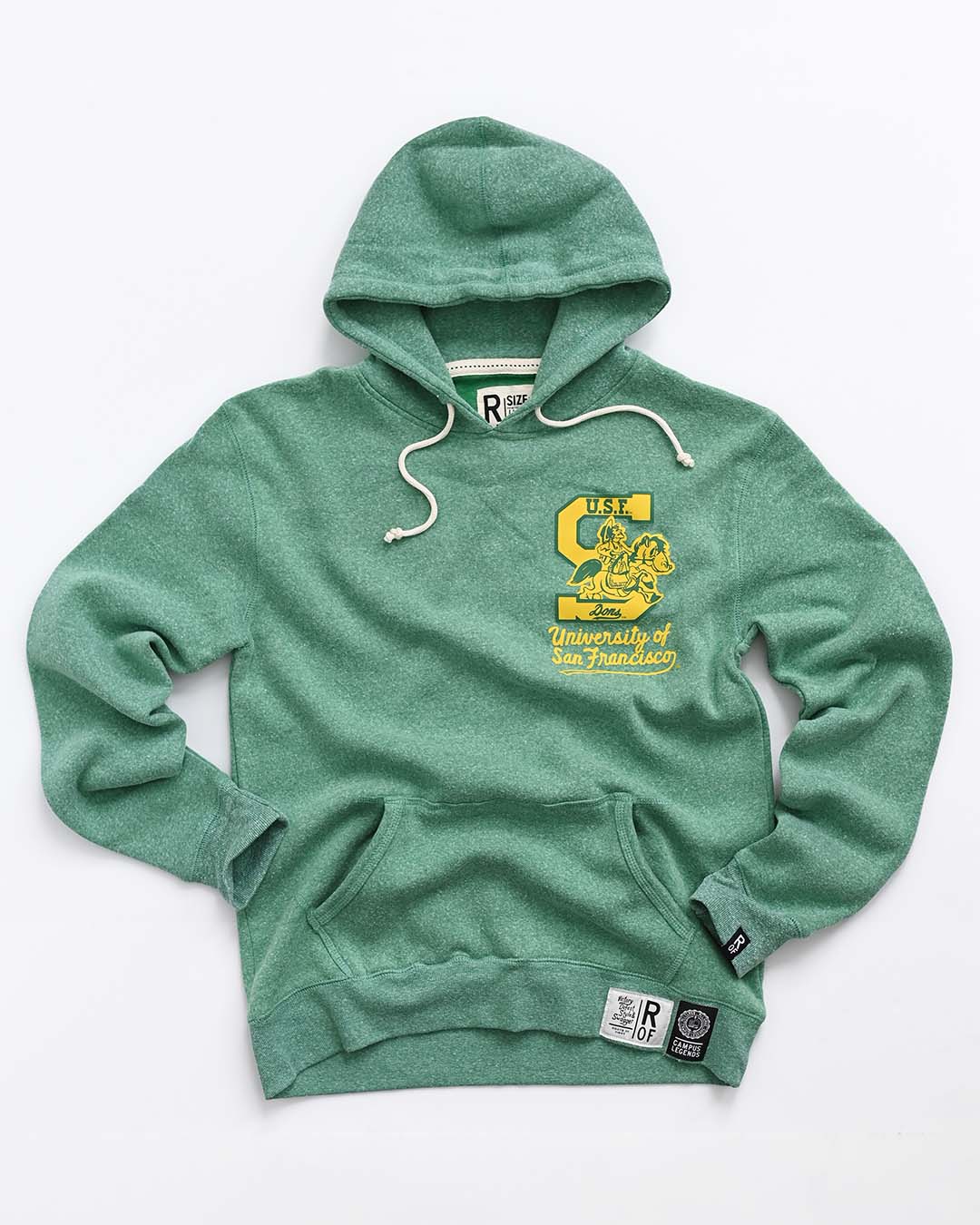 USF - San Francisco Dons Green Hoody - Image 4
