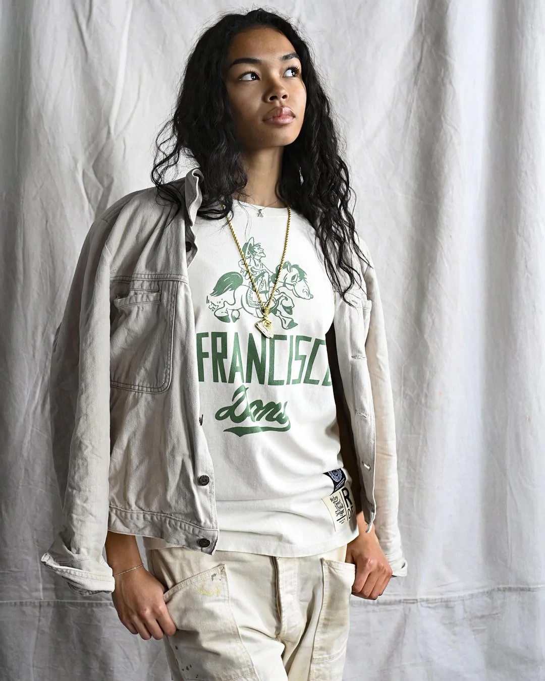 USF - San Francisco Dons White Tee - Image 2