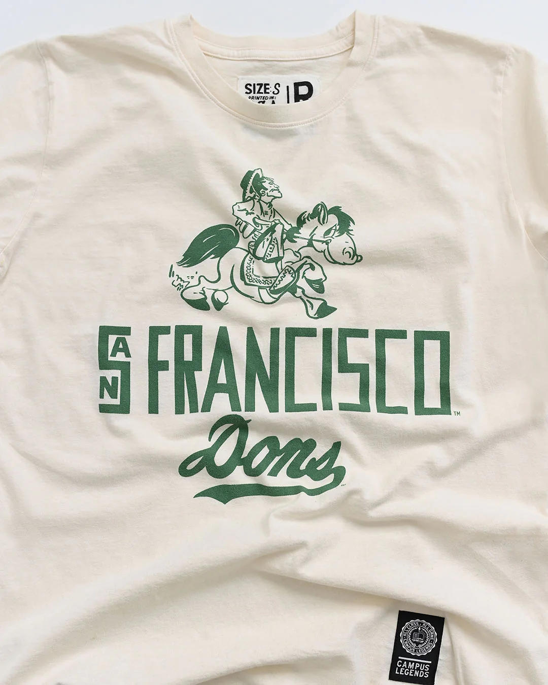 USF - San Francisco Dons White Tee - Image 3