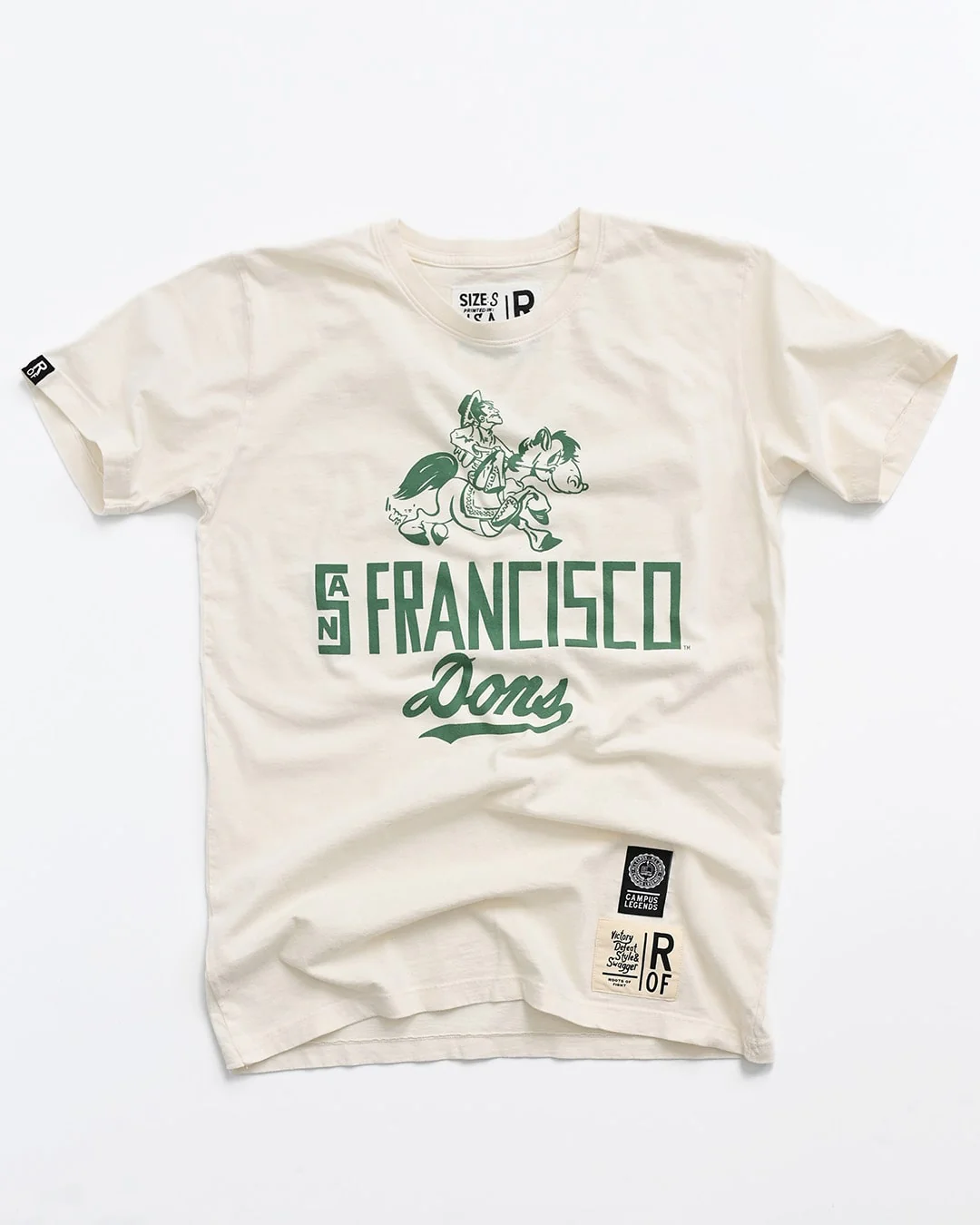 USF - San Francisco Dons White Tee - Image 4
