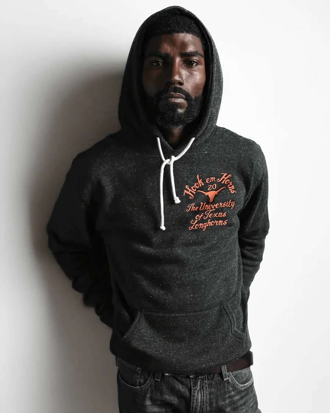 UT - Earl Campbell Tyler Rose Black PO Hoody - Image 2