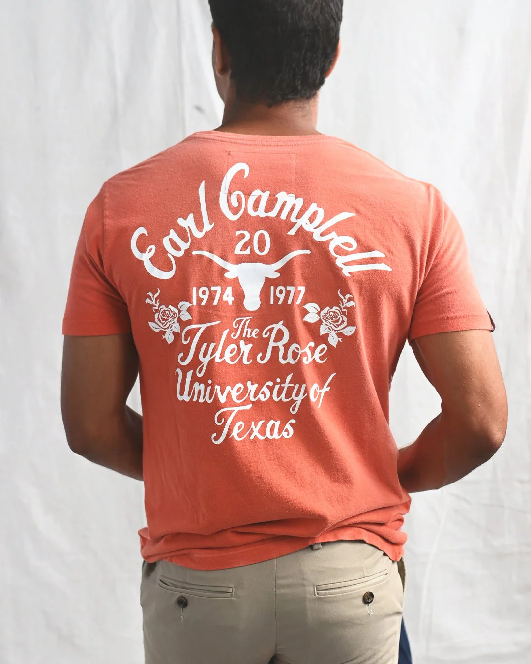 UT - Earl Campbell Tyler Rose Orange Tee - Image 2