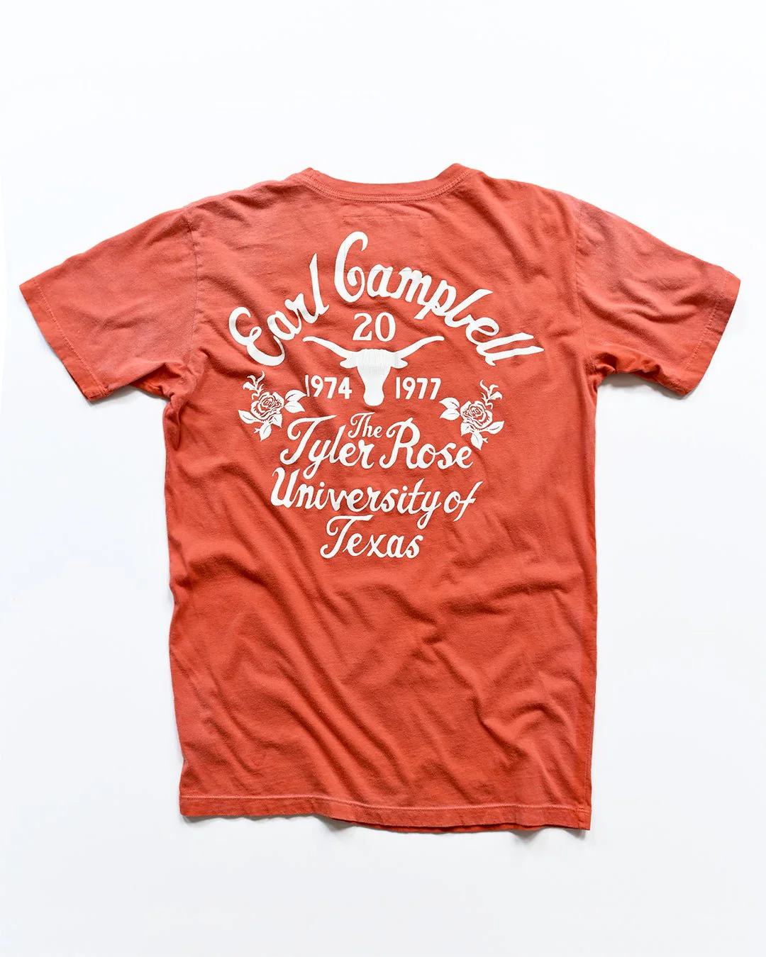 UT - Earl Campbell Tyler Rose Orange Tee - Image 5