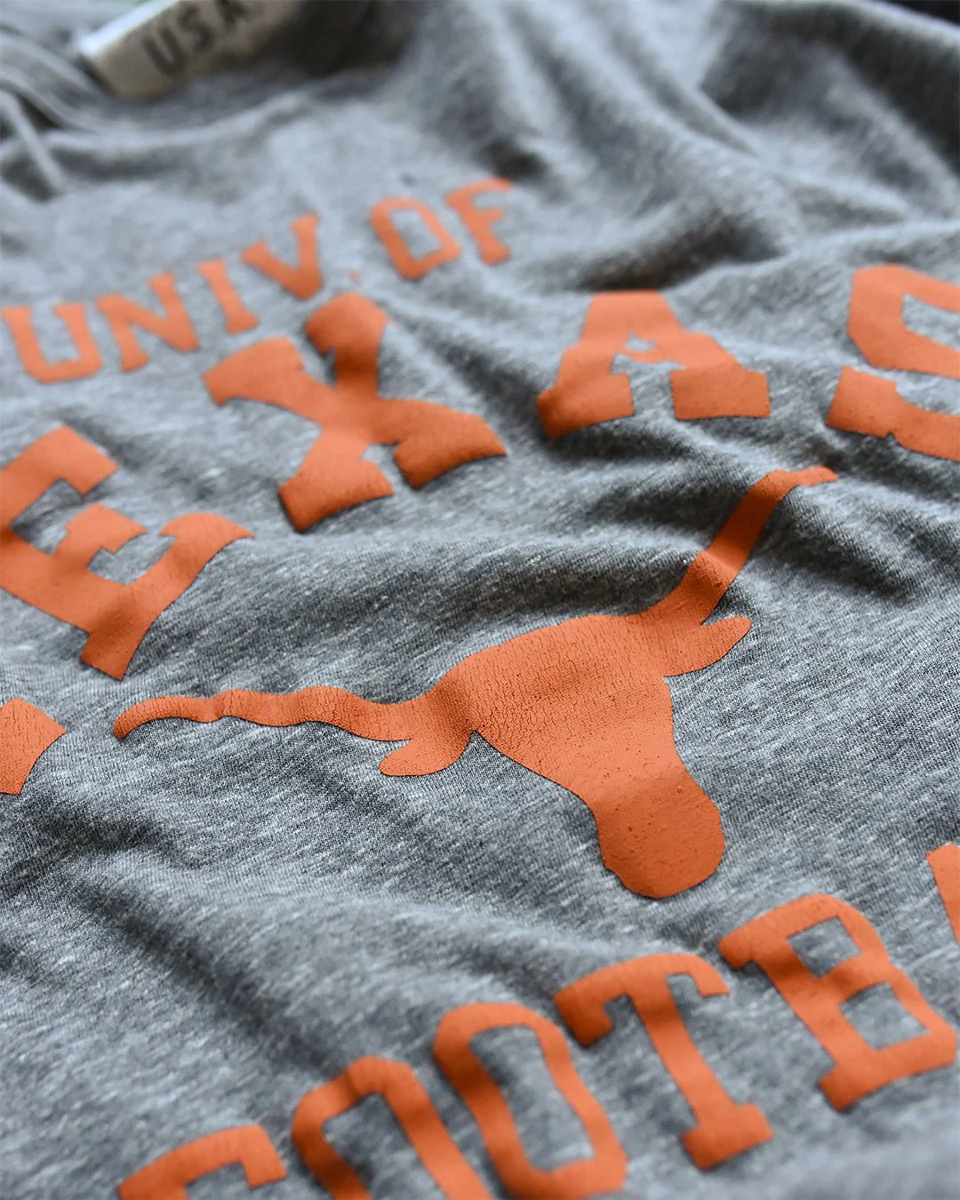 UT - Longhorns Football Grey Triblend Tee - Image 3