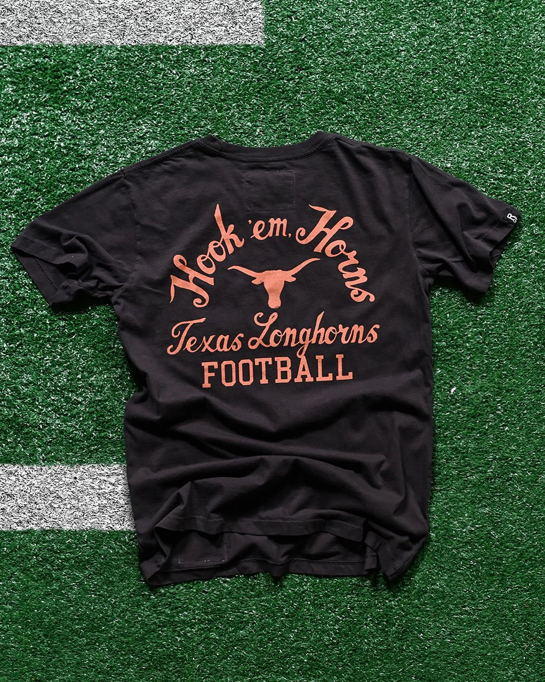 UT - Ricky Williams #34 Horns Football Black Tee - Image 5