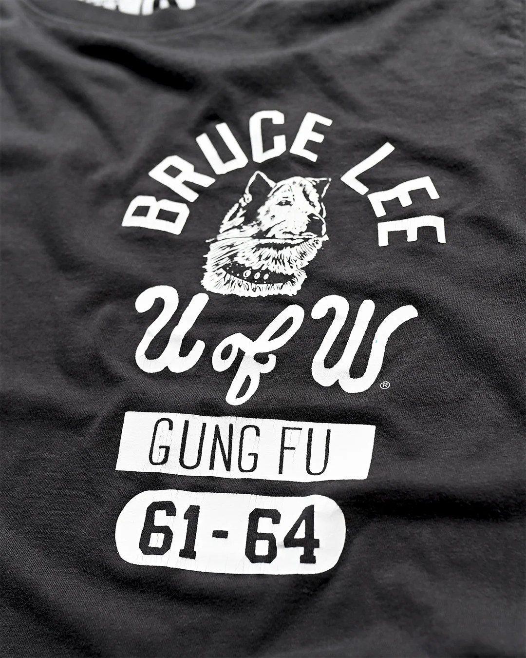 UW - Bruce Lee Gung Fu Origins ’61-’64 Black Tee - Image 4