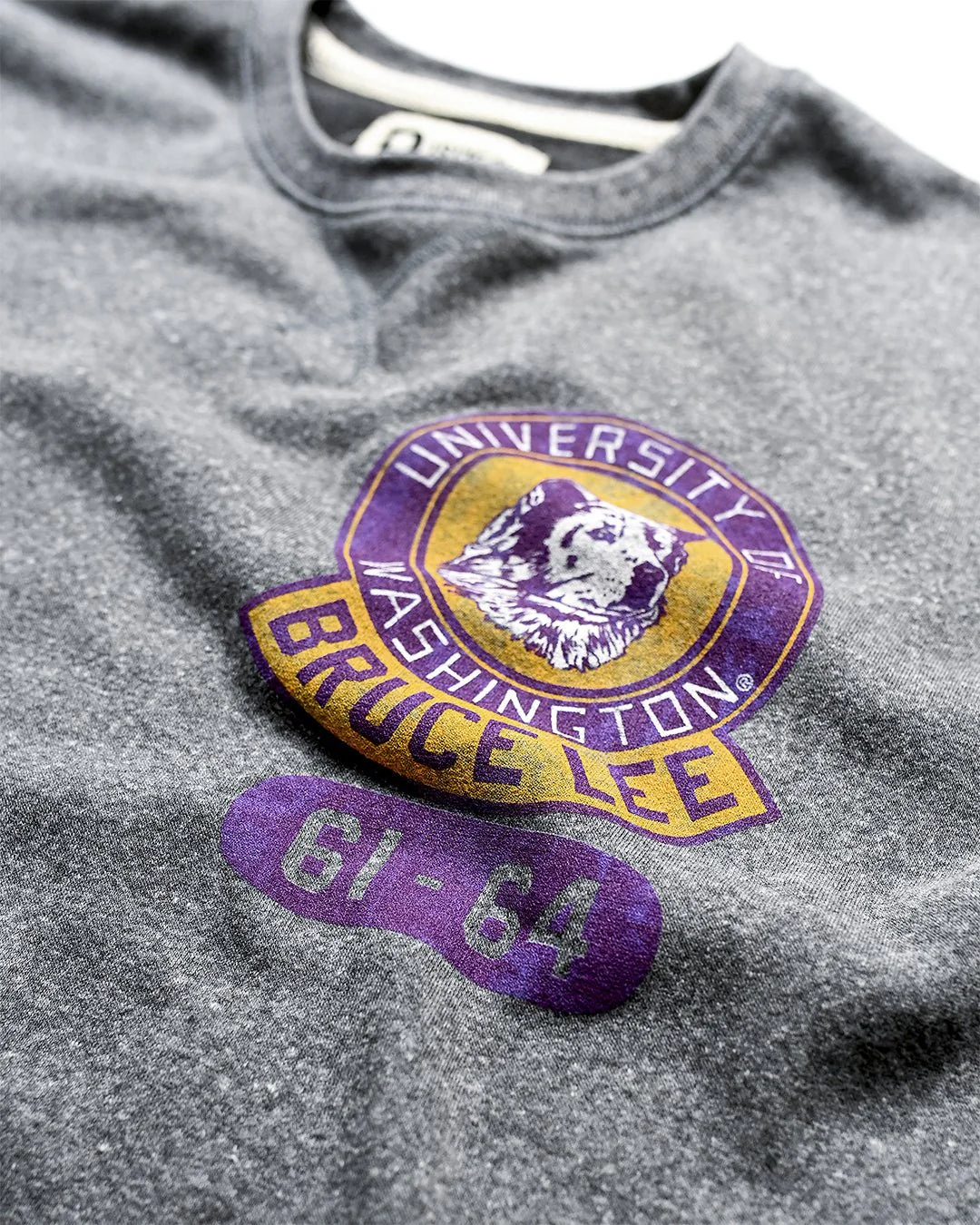 UW - Bruce Lee Student ’61-’64 Grey Sweatshirt - Image 3