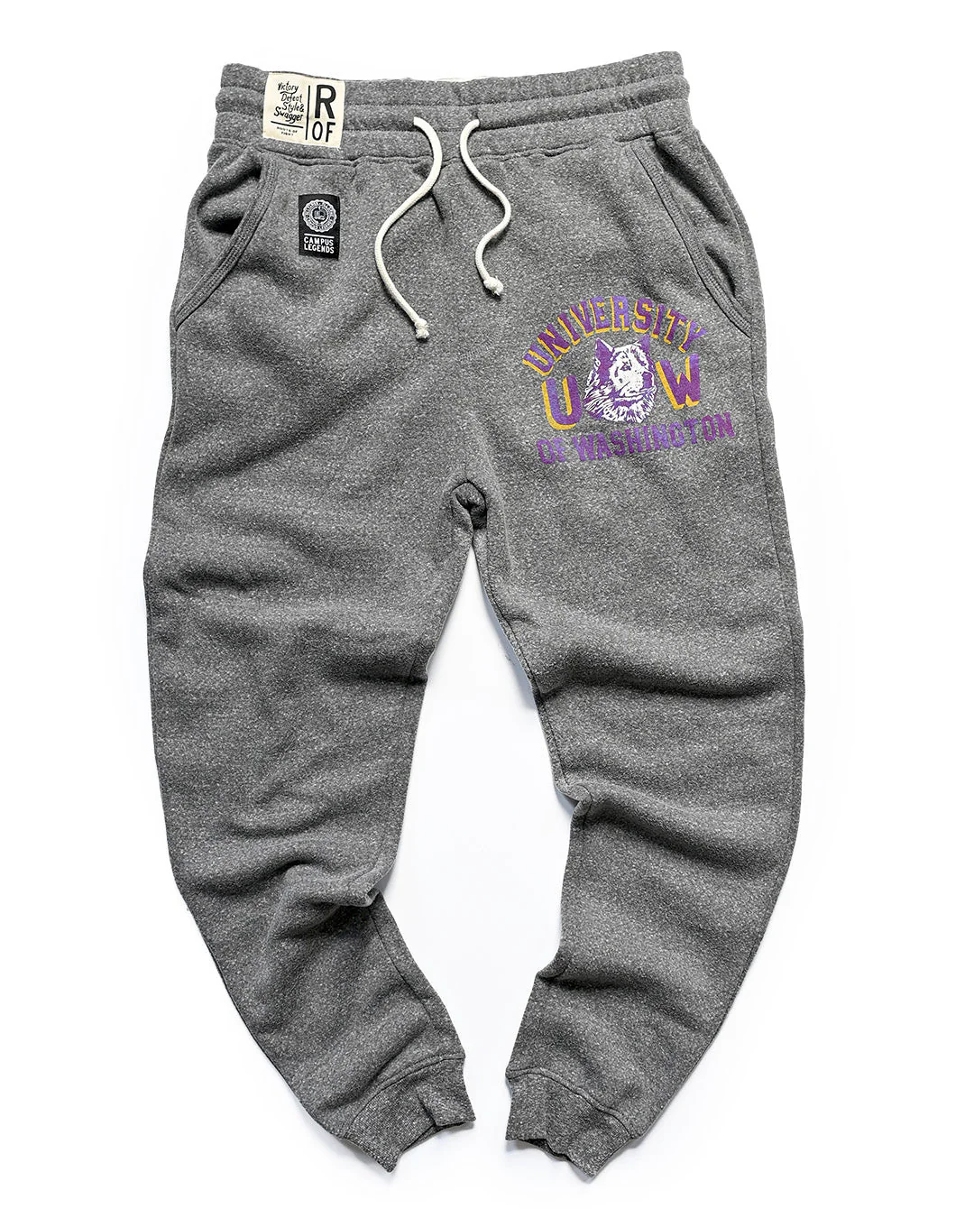 UW - Huskies Athletics Grey Sweatpants - Image 4